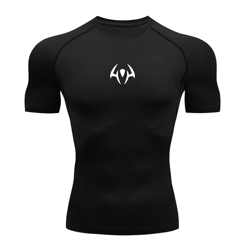 Base Layer Top - Graphic Short Sleeve Compression Shirts for