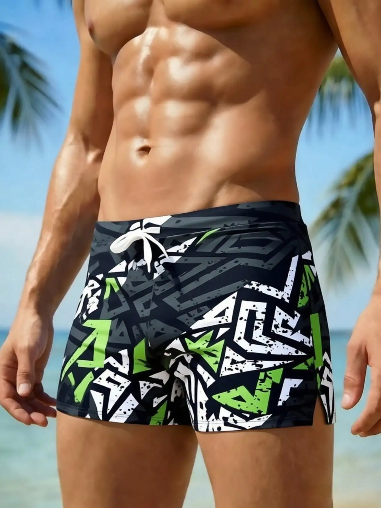 Men's Fashion Printed Pattern  - Bamboo Fiber Trunk recension och pris