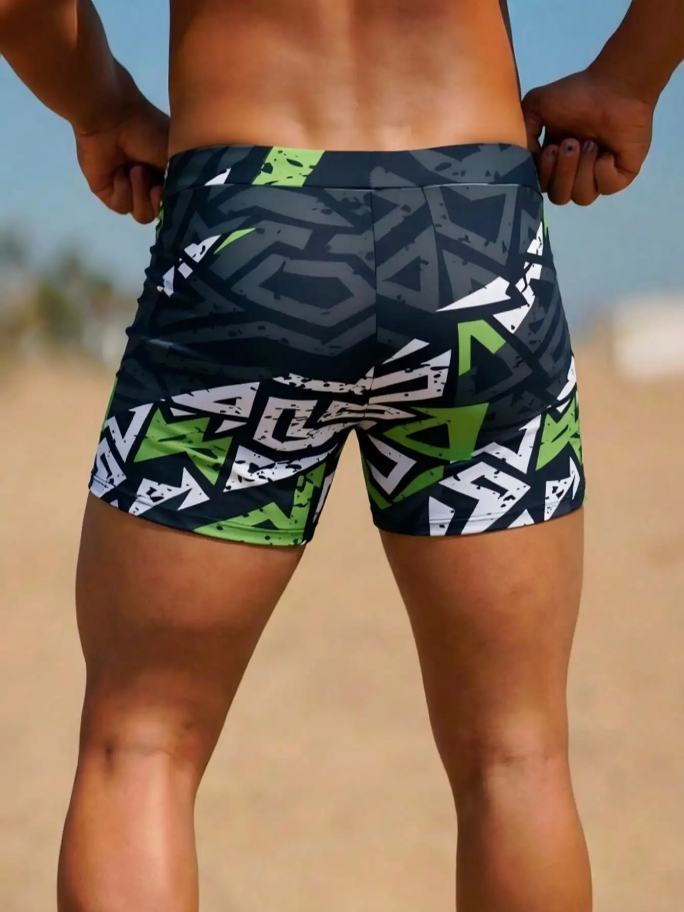Men's Fashion Printed Pattern  - Bamboo Fiber Trunk recension och pris