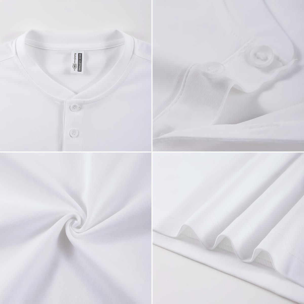 2026 NEW Solid Cotton Henley S - Undershirt Crew Neck recension och pris