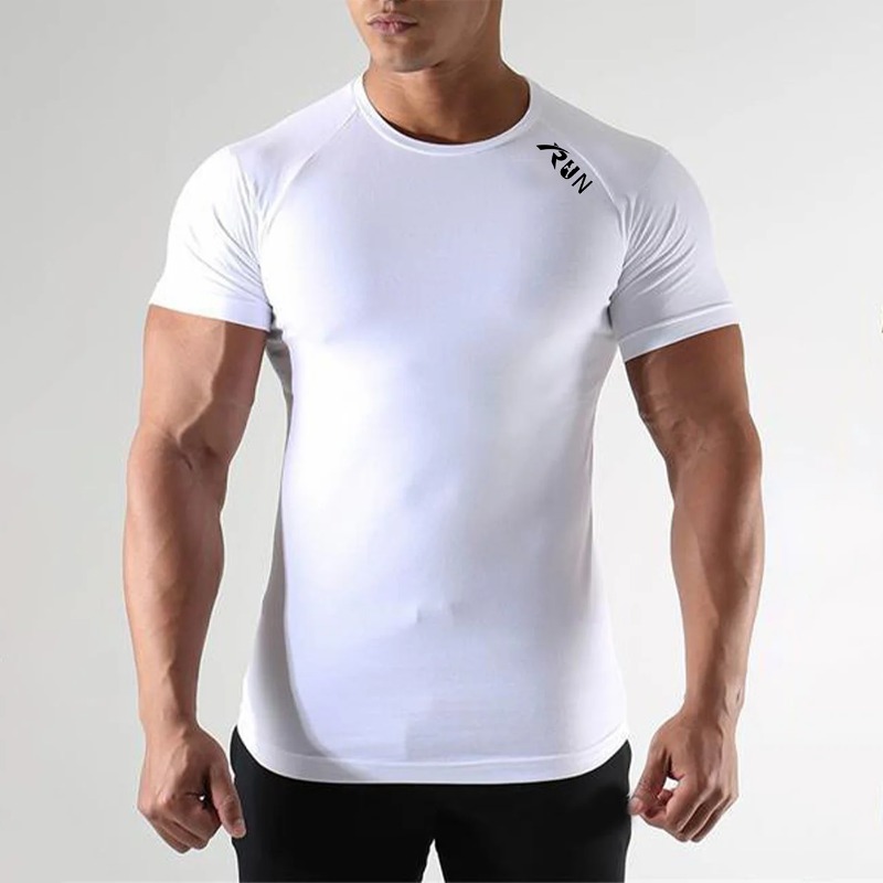 Men Quick Dry Compression Elas - T Shirt Tight Fit recension och pris