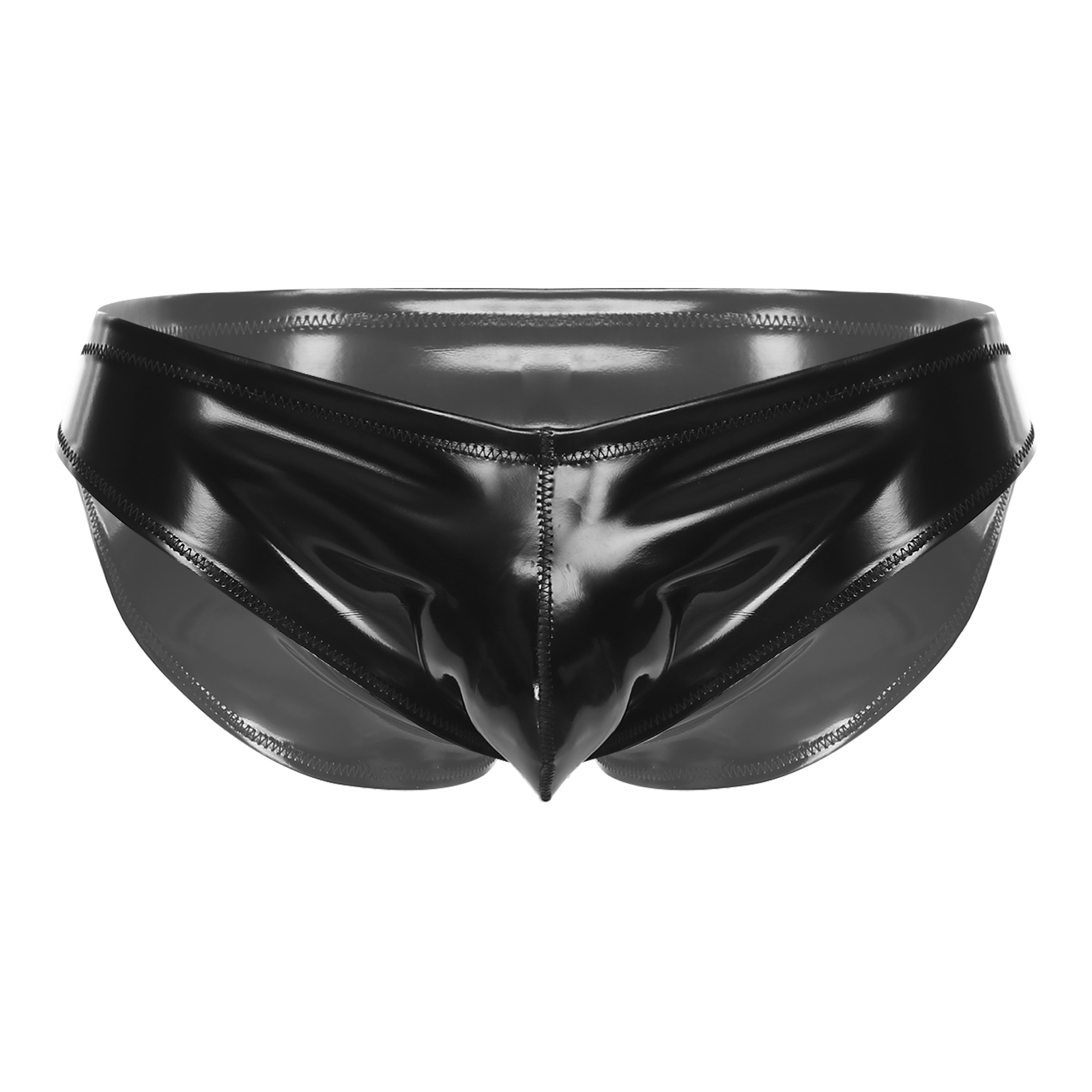 Mens Glossy Latex Briefs Paten - Pouch Boxer Pouch recension och pris