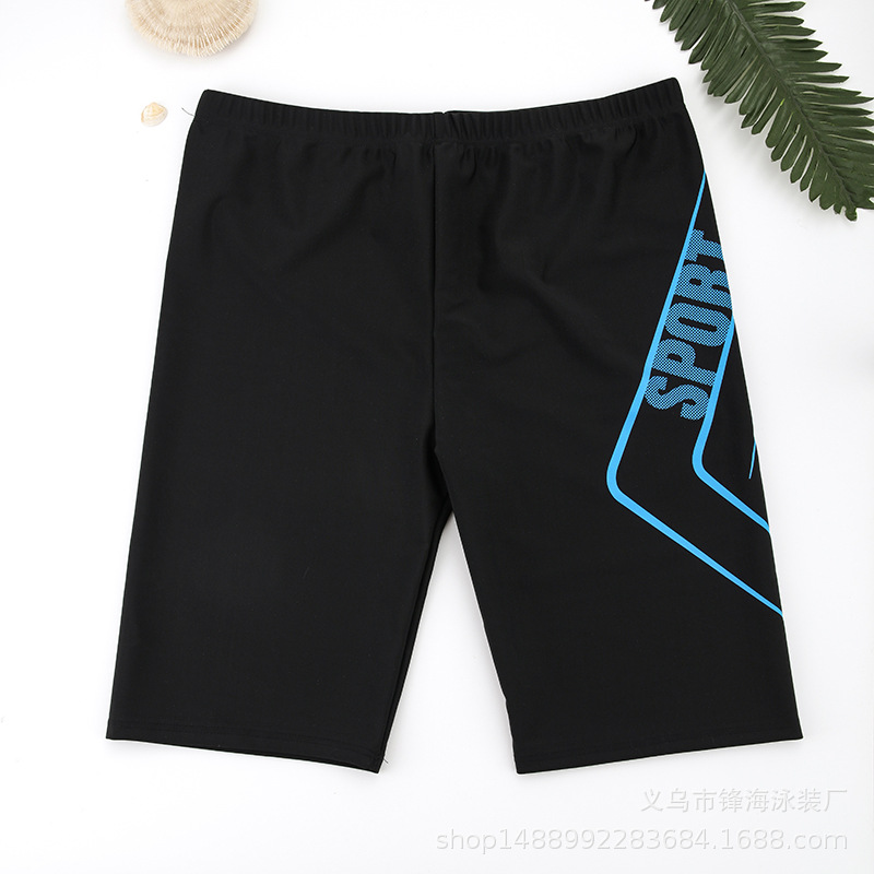 Blue quick-dry swim trunks for - Long Leg Trunk Men recension och pris