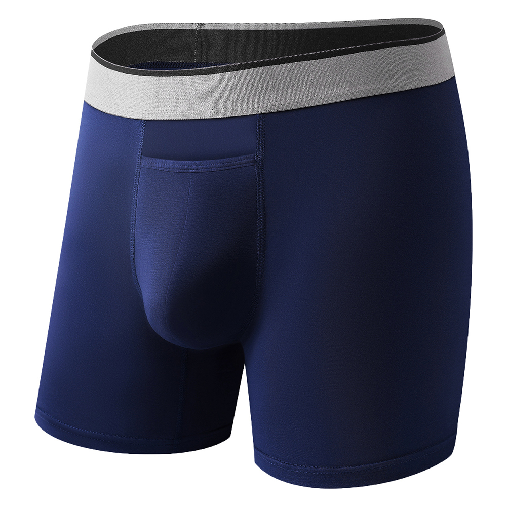 1pc Men Long Leg Shorts Soft U - Long Leg Trunk Men recension och pris