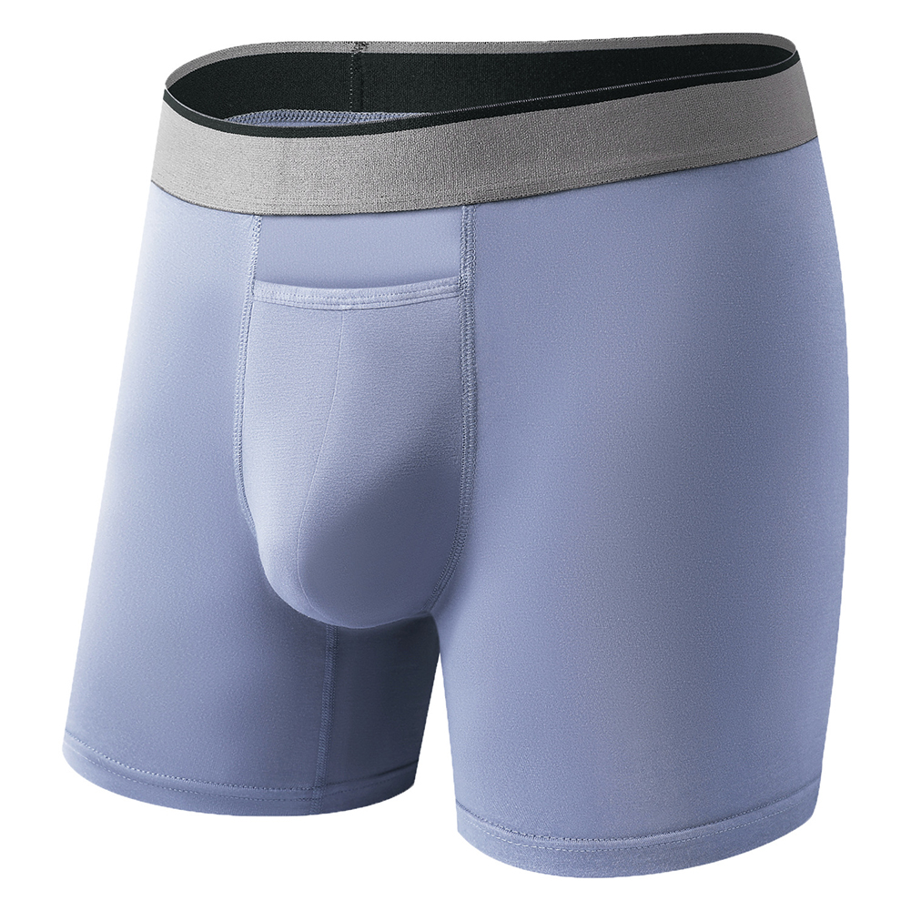 1pc Men Long Leg Shorts Soft U - Long Leg Trunk Men recension och pris