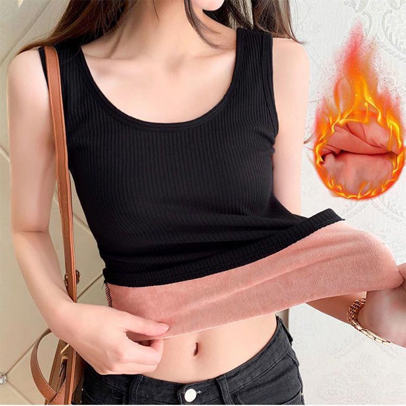 Thermal Vest Women Sexy Winter - Undershirt Crew Neck recension och pris