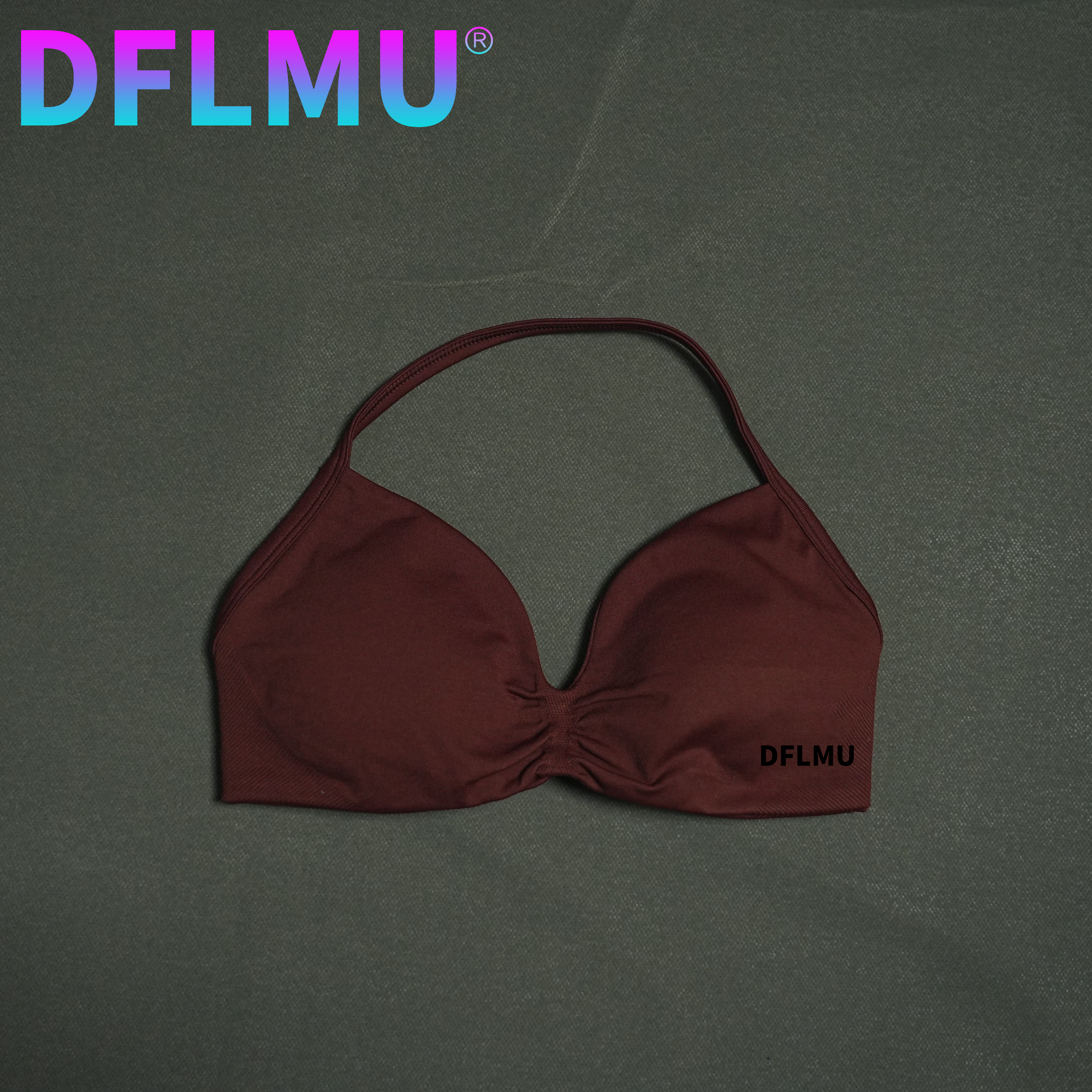DFLMU Women Halter Sports Bra  - Suspender Tank Top recension och pris