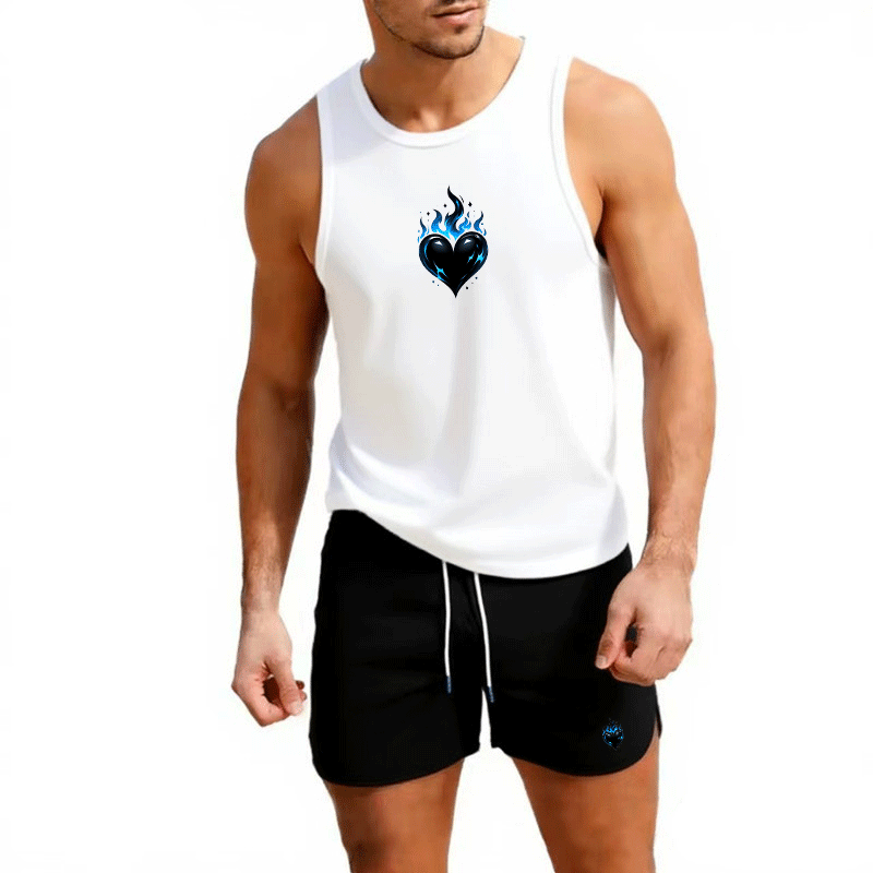 Fitness loose men tank top  sl - Sleeveless Undershirt recension och pris