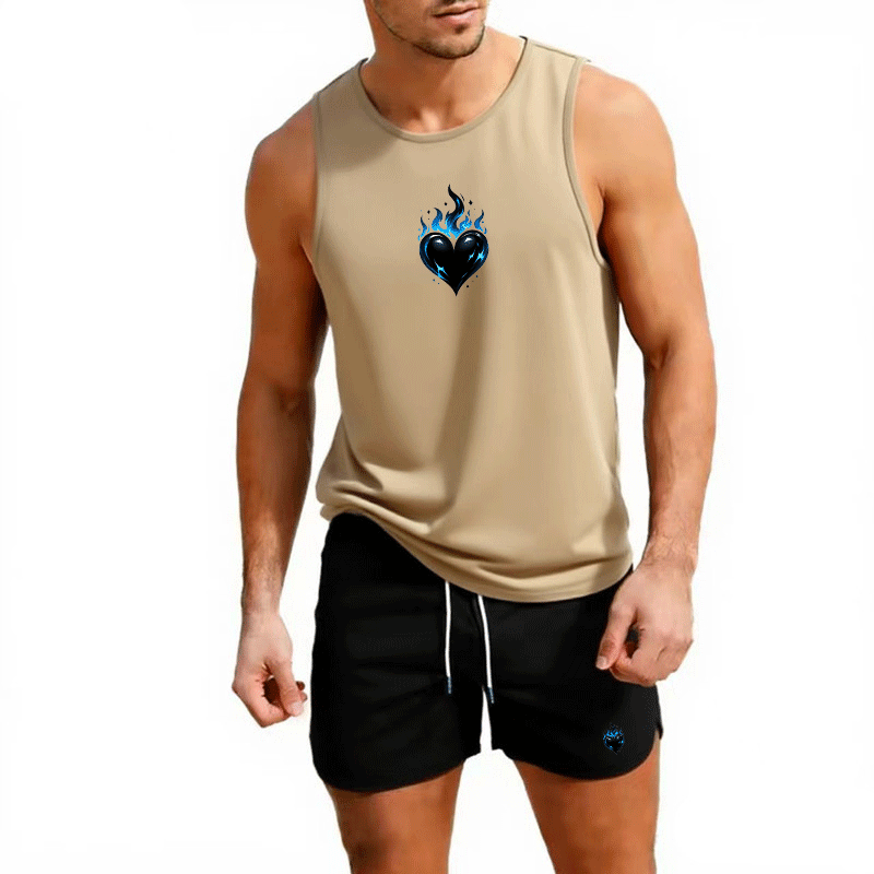 Fitness loose men tank top  sl - Sleeveless Undershirt recension och pris