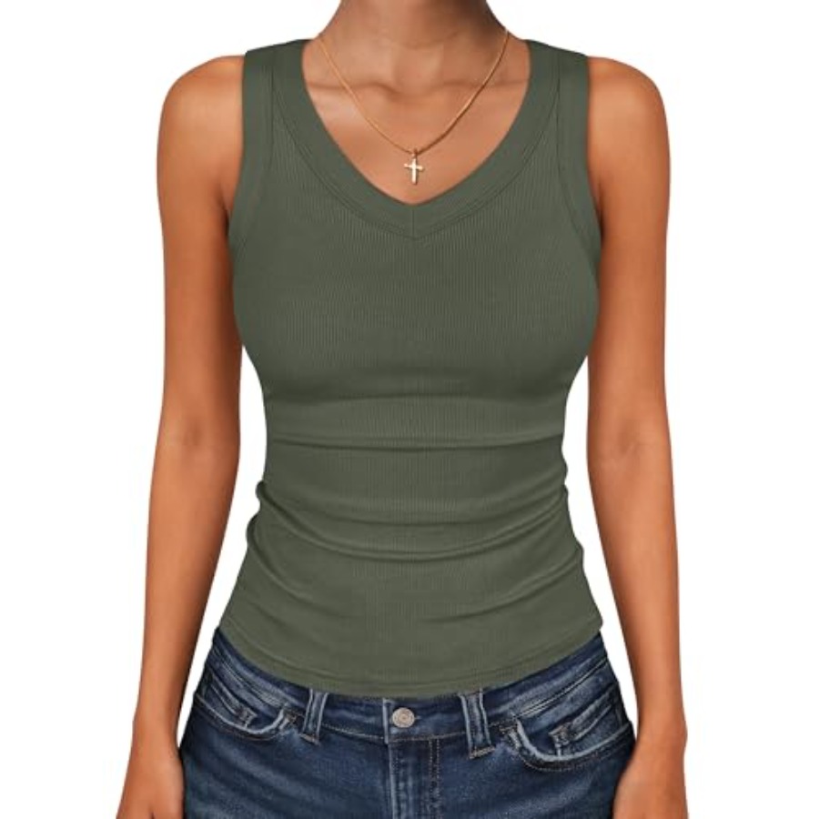 ANRABESS Tank Tops for Women V - Tank Top Ribbed recension och pris