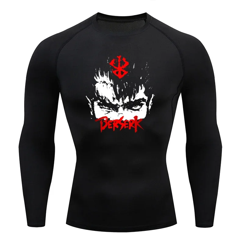 Sportswear for Men Gym Anime B - T Shirt Tight Fit recension och pris