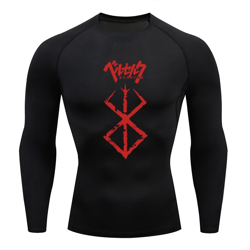 Sportswear for Men Gym Anime B - T Shirt Tight Fit recension och pris