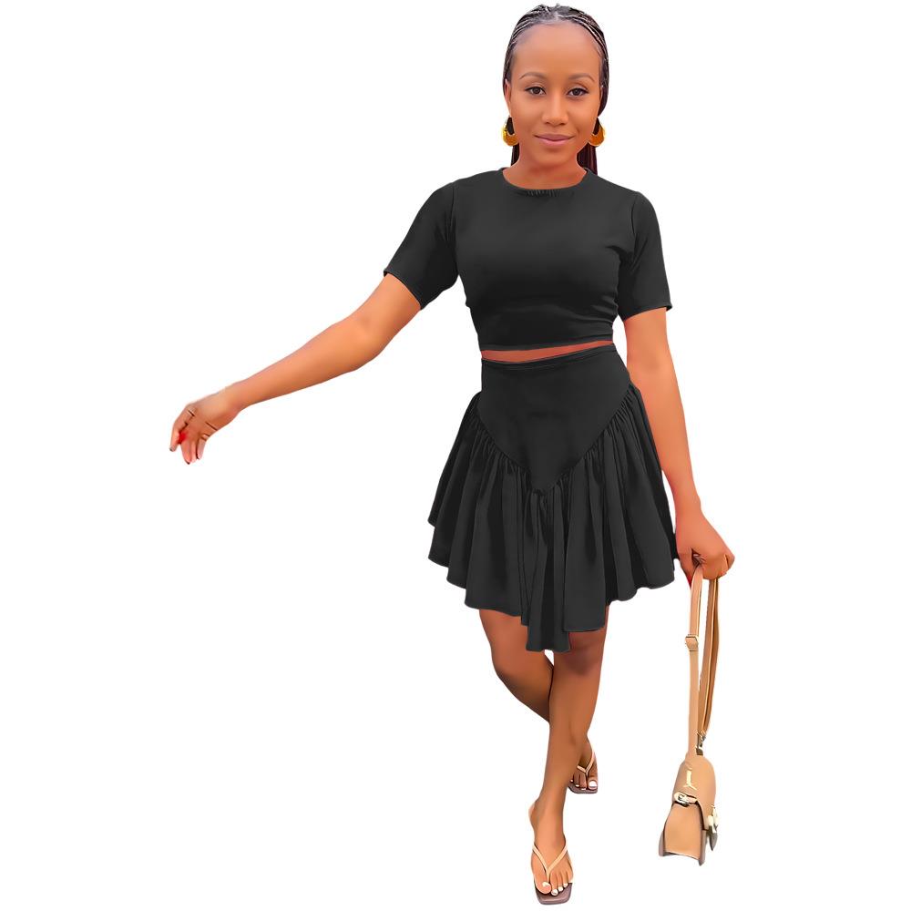 High Waist Short Sleeve T-Shir - T Shirt Tight Fit recension och pris