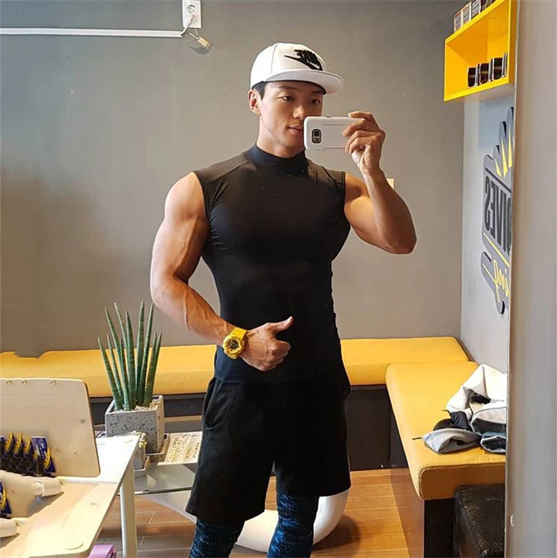 Compression Tight Clothing Gym - Sleeveless Undershirt recension och pris