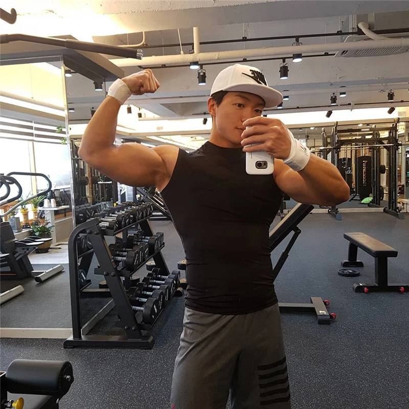 Compression Tight Clothing Gym - Sleeveless Undershirt recension och pris