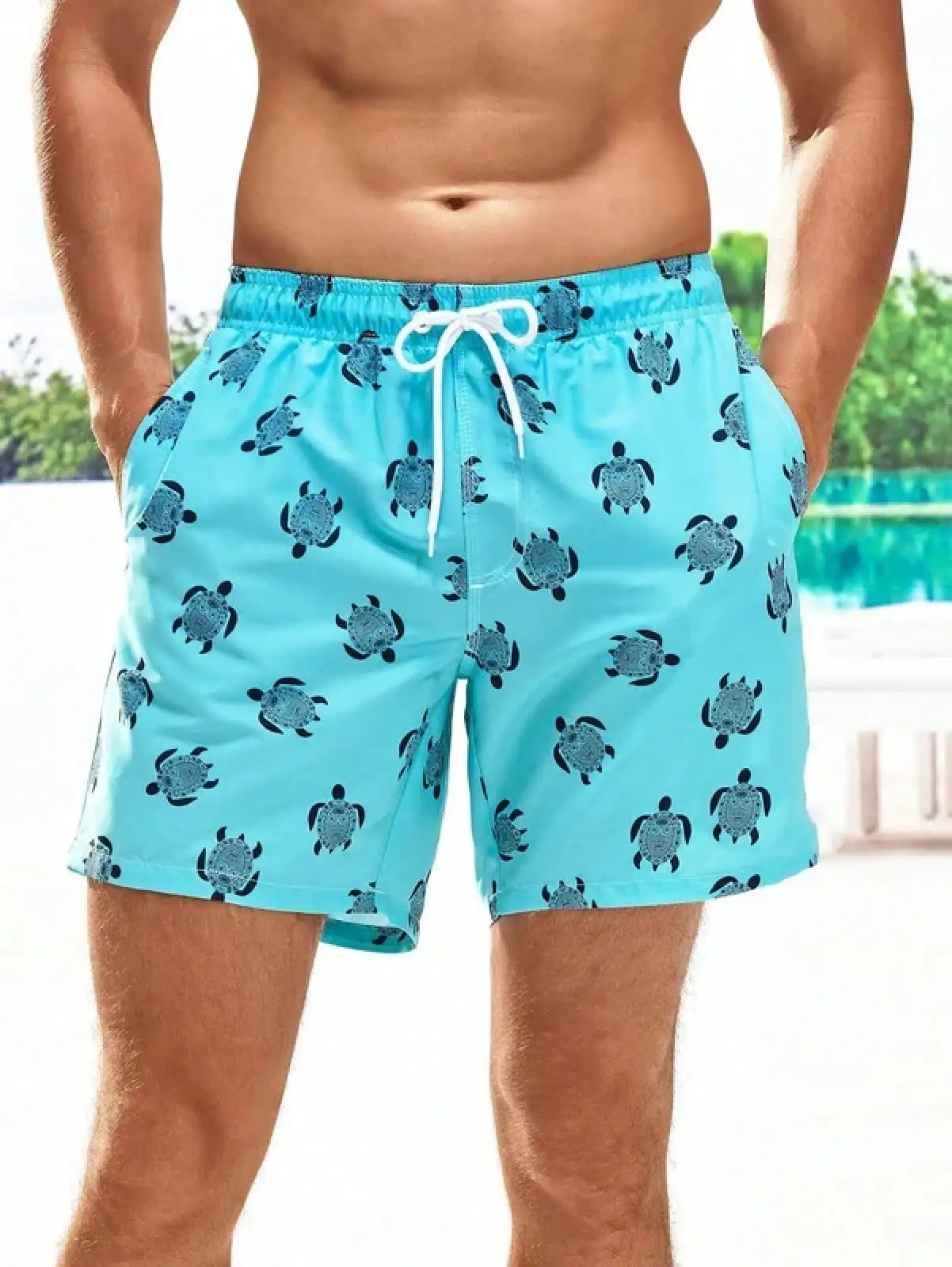 Men's Beach Shorts Summer Fash - Bamboo Fiber Trunk recension och pris