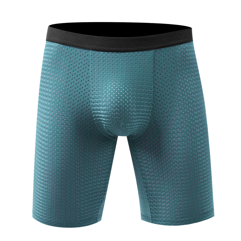 Men's Boxers Shorts Ice Silk M - Long Leg Trunk Men recension och pris