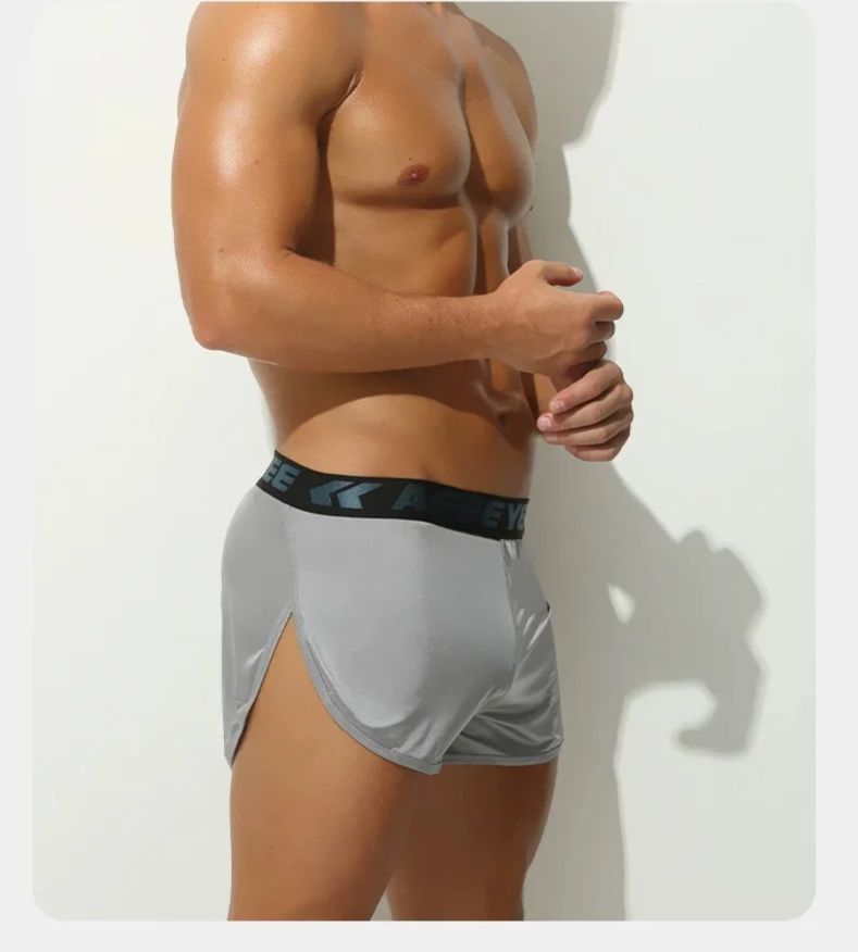 Men's Solid Color Underwear bo - Mesh Sport Boxer recension och pris