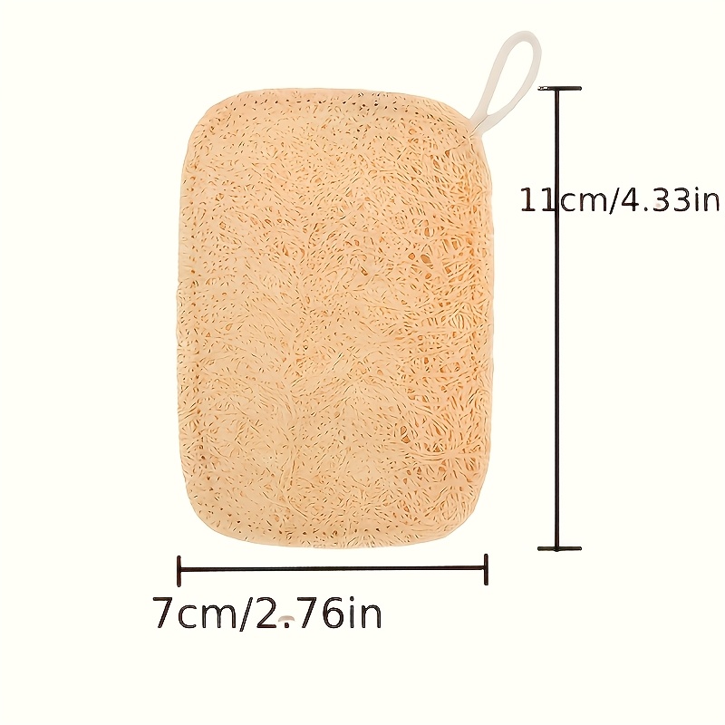 6pcs Natural Loofah Exfoliatin - Bamboo Fiber Trunk recension och pris