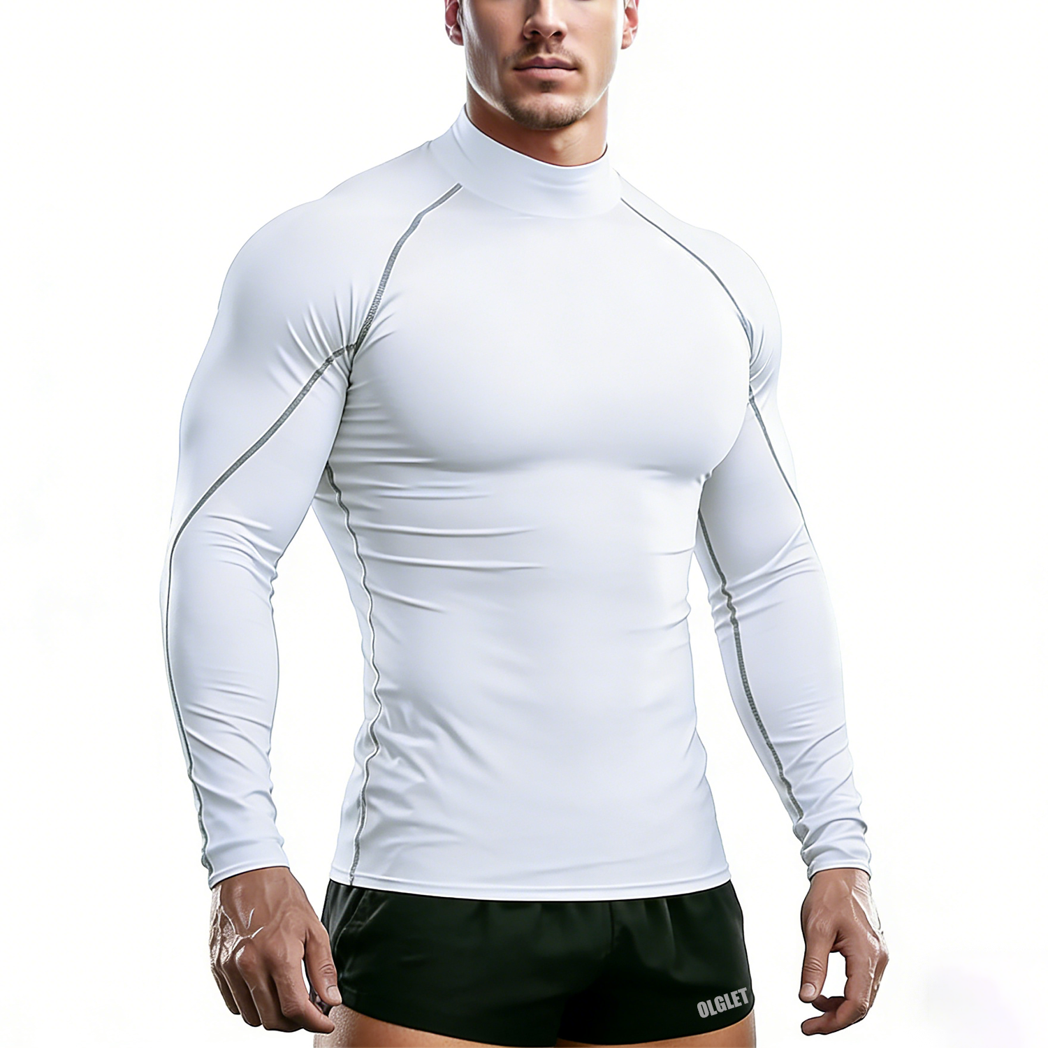Sport T-shirt Men Compression  - T Shirt Tight Fit recension och pris