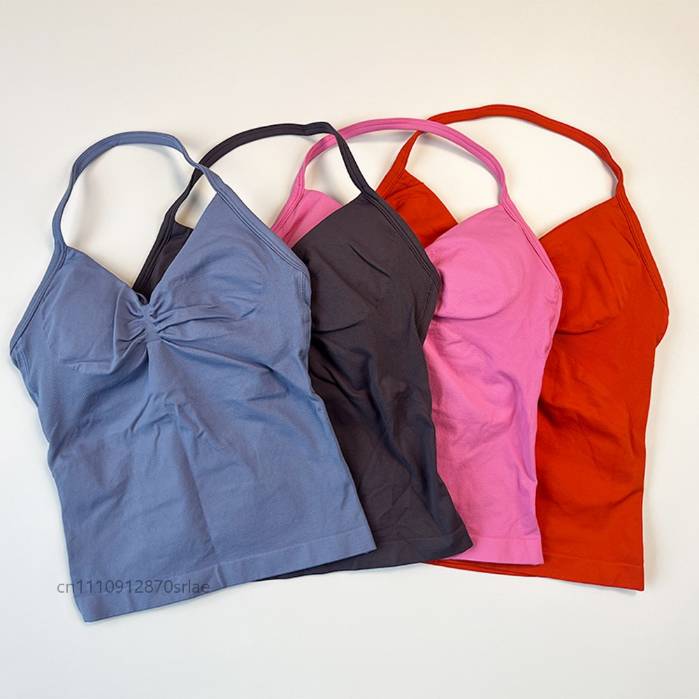 Women's Seamless Halter Strapp - Suspender Tank Top recension och pris