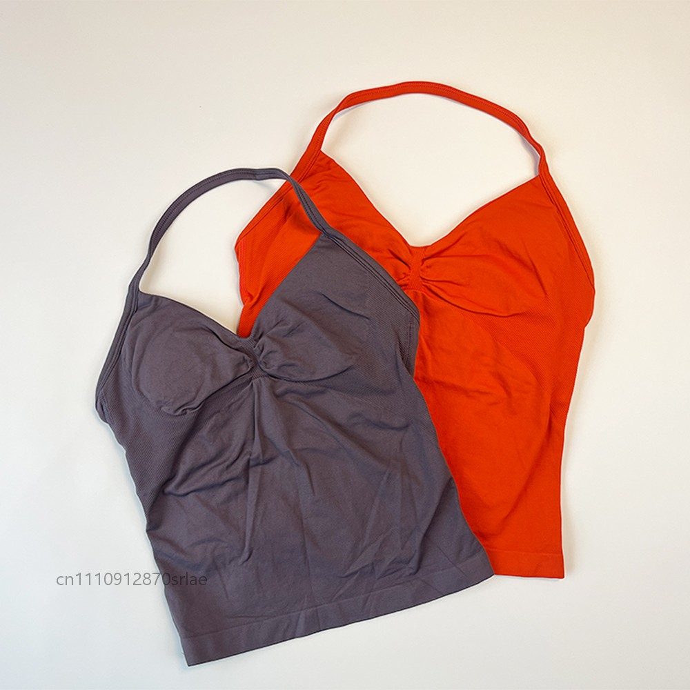 Women's Seamless Halter Strapp - Suspender Tank Top recension och pris