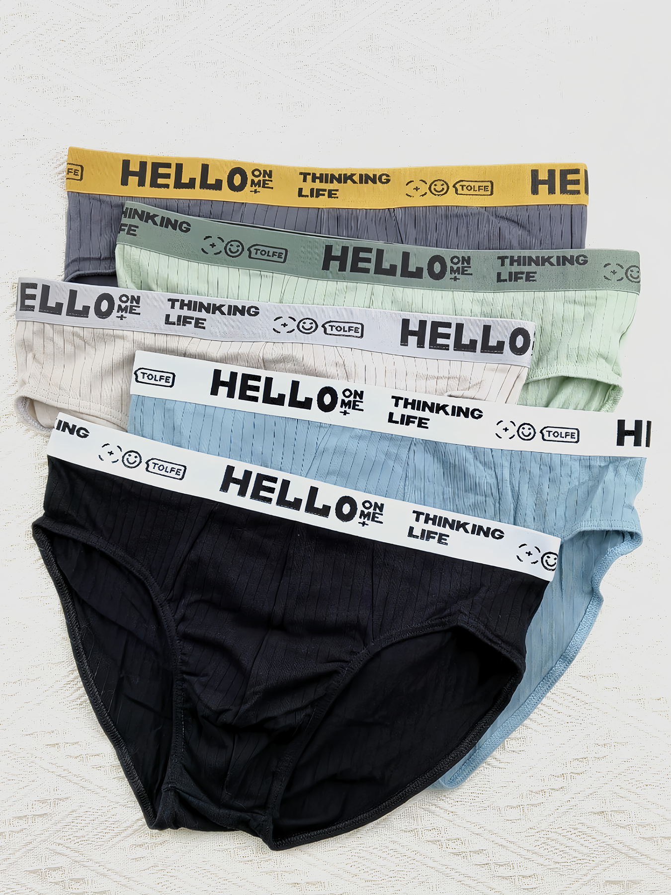 5-Pack Men's Cotton Briefs wit - Multi Pack Underwear recension och pris