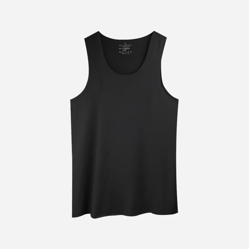 Men's Thin Vest U-Neck Large S - Undershirt Crew Neck recension och pris