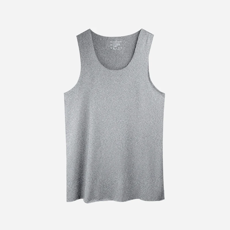 Men's Thin Vest U-Neck Large S - Undershirt Crew Neck recension och pris