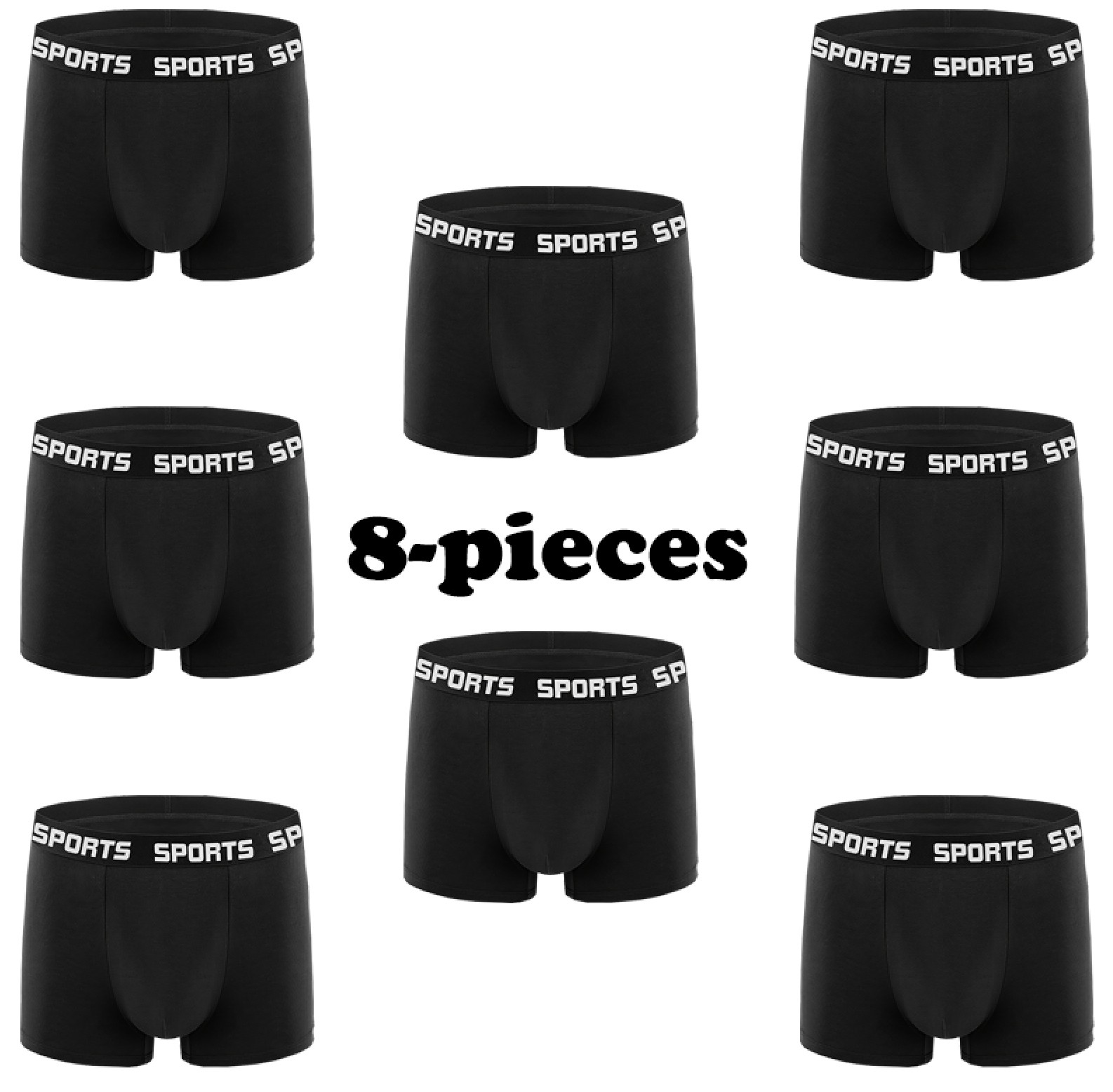 Supreme Comfort 8-Pack Men's S - Performance Boxer Sport recension och pris