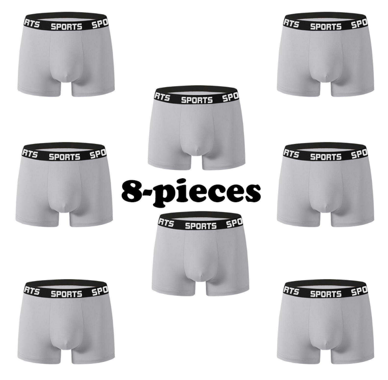 Supreme Comfort 8-Pack Men's S - Performance Boxer Sport recension och pris
