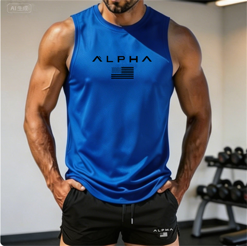 2026 Alpha Men's Printed Round - Undershirt Crew Neck recension och pris