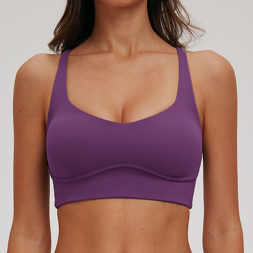 Sexy V-neck Sports Bra Yoga Un - Quick Dry Underwear recension och pris