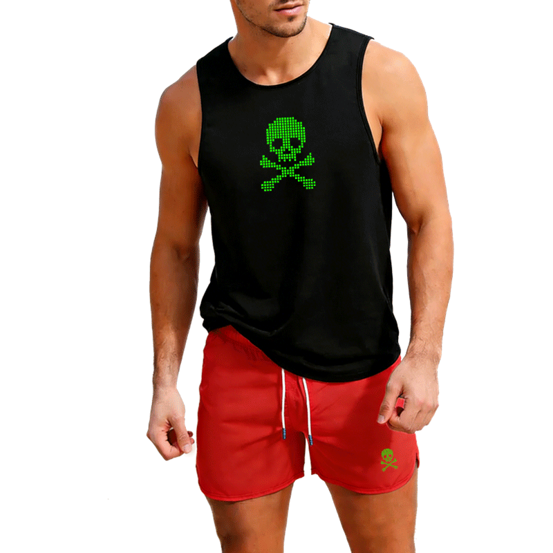 Fitness loose men tank top  sl - Sleeveless Undershirt recension och pris