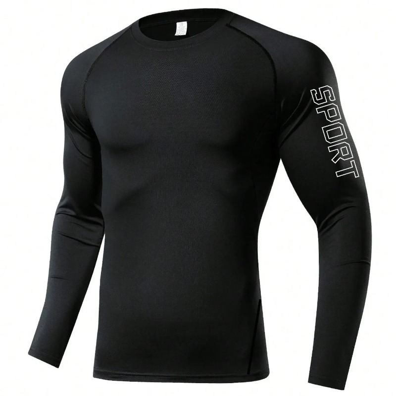 Men Quick-dry T-shirt Long Sle - Base Layer Top recension och pris