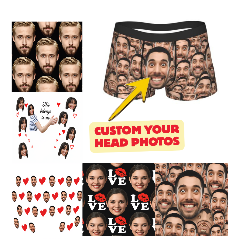 Custom Your Head Boxershorts   - Pouch Boxer Pouch recension och pris