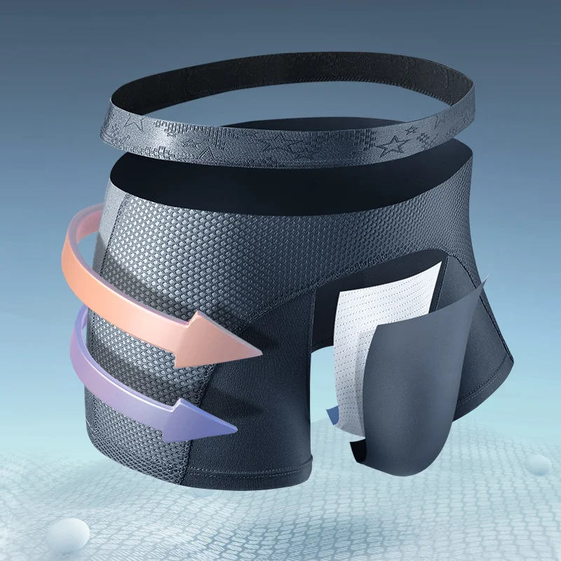 Men's underwear, men's ice sil - Mesh Sport Boxer recension och pris