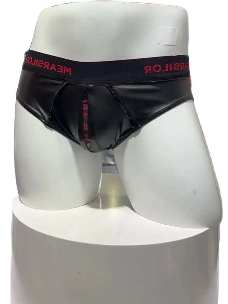 Faux Latex Elastic PU Leather  - Pouch Boxer Pouch recension och pris