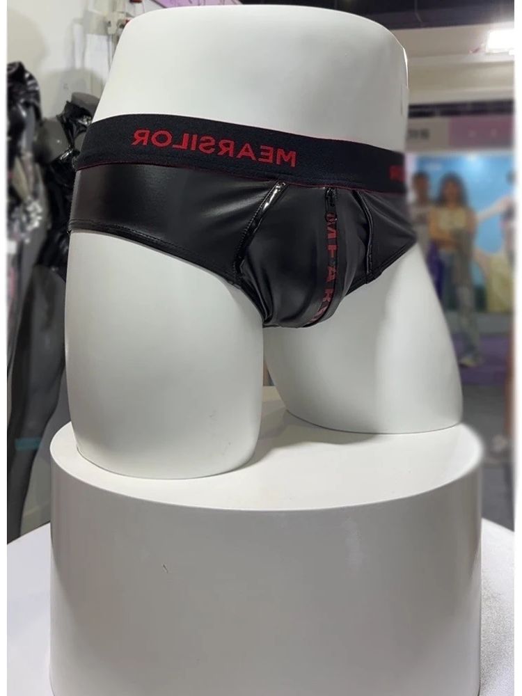 Faux Latex Elastic PU Leather  - Pouch Boxer Pouch recension och pris