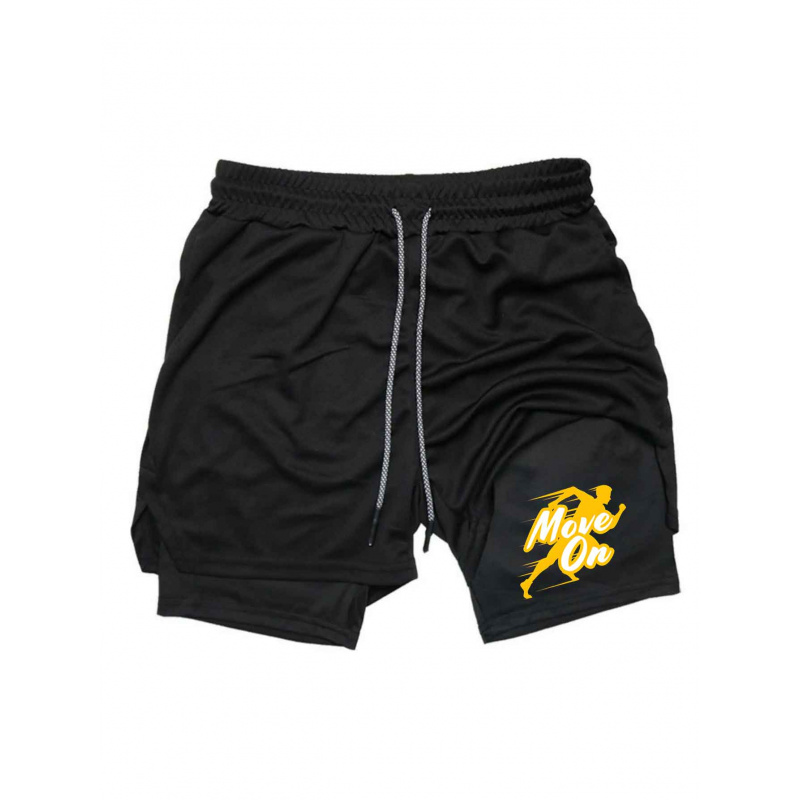 Summer Breathable Two-in-one D - Compression Shorts Athletes recension och pris
