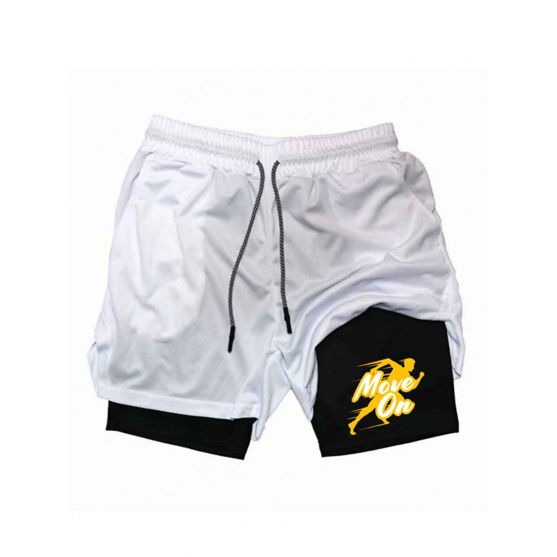 Summer Breathable Two-in-one D - Compression Shorts Athletes recension och pris