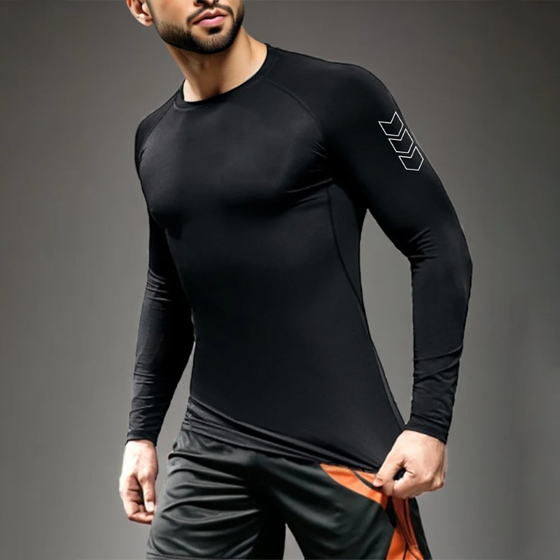 Men Compression Long Sleeve Sh - Base Layer Top recension och pris
